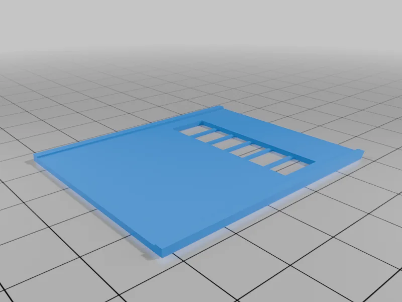 3D модель Модульное здание в масштабе N - фото 4