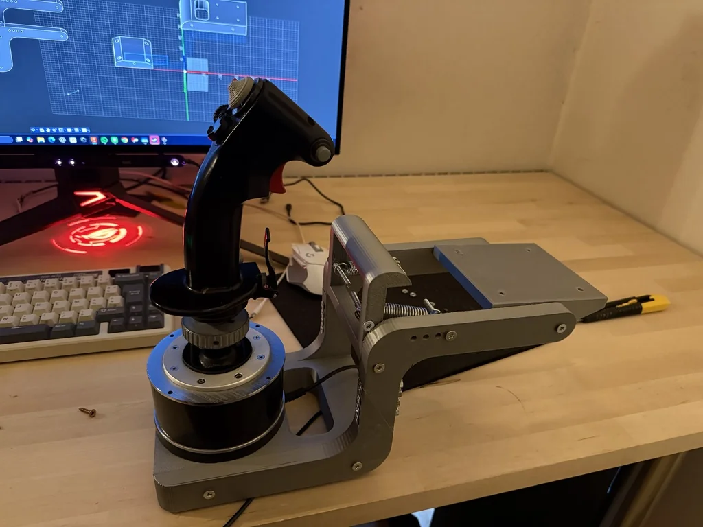 3D модель Крепление для Hotas Warthog - фото 1