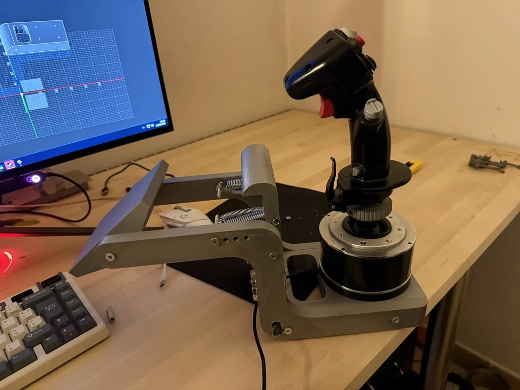 3D модель Крепление для Hotas Warthog - фото 2