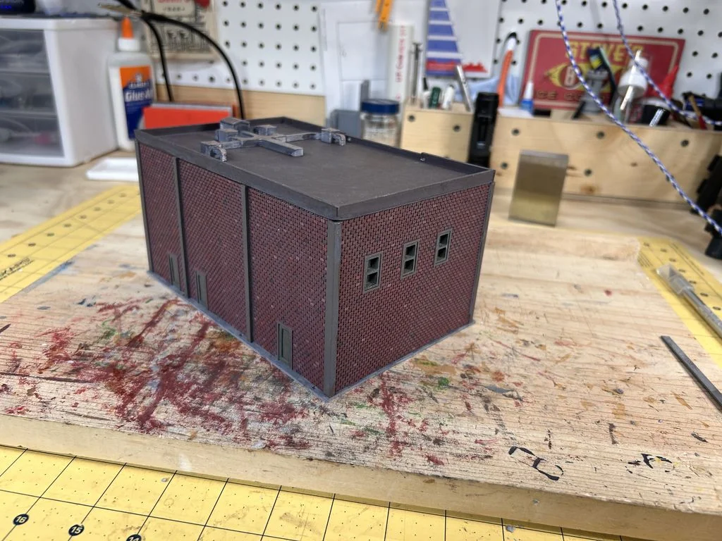 3D модель Модель кирпичного склада/магазина - фото 3