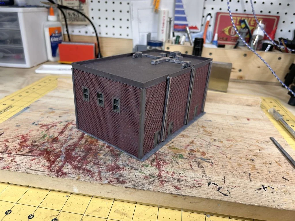 3D модель Модель кирпичного склада/магазина - фото 4