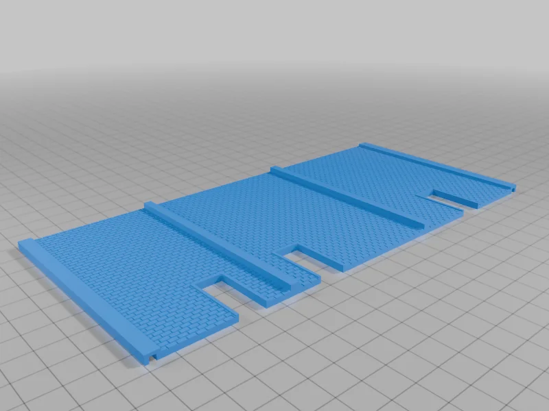 3D модель Модель кирпичного склада/магазина - фото 8