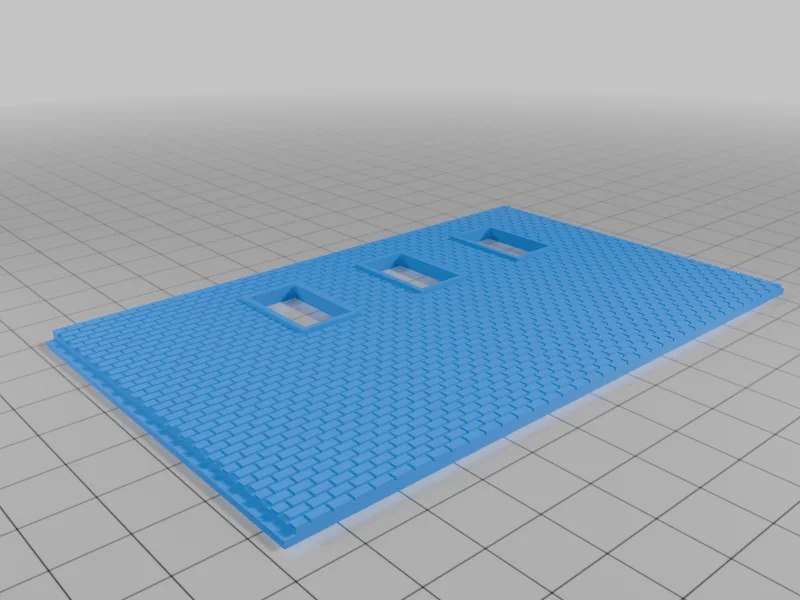 3D модель Модель кирпичного склада/магазина - фото 10