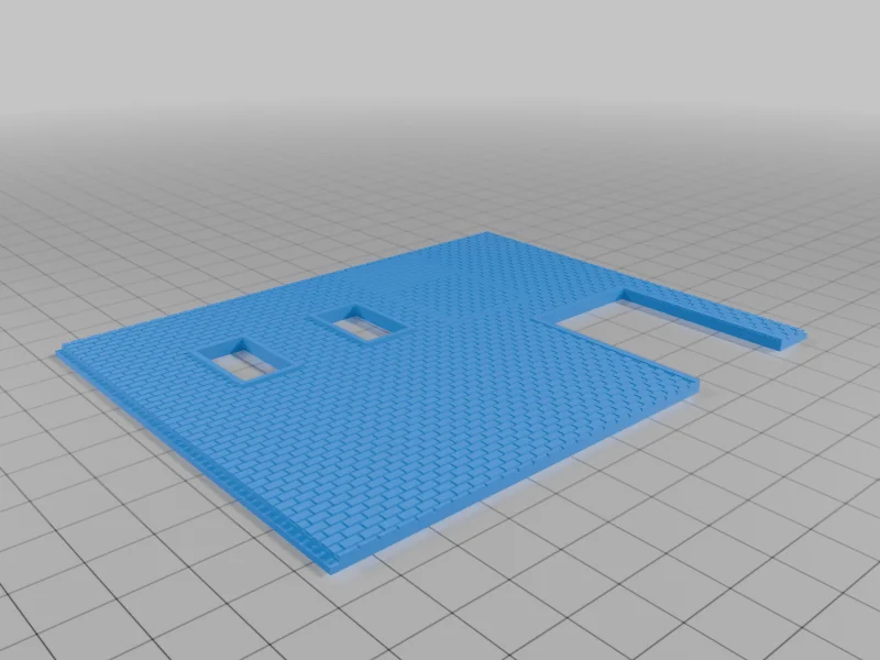 3D модель Модель кирпичного склада/магазина - фото 13