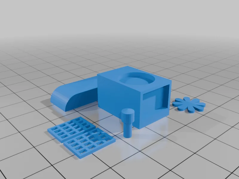 3D модель Модель кирпичного склада/магазина - фото 17