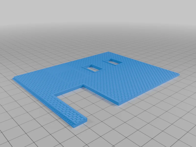 3D модель Модель кирпичного склада/магазина - фото 18