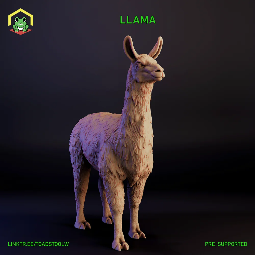 3D модель 3D-модель Ламы - фото 1