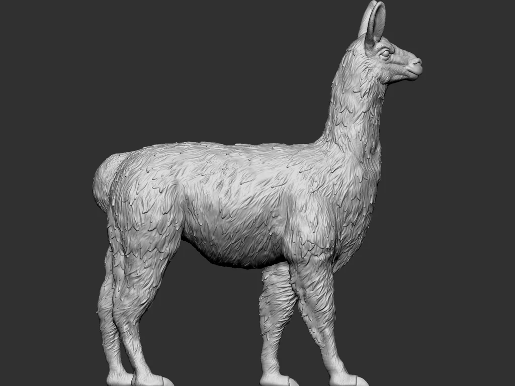 3D модель 3D-модель Ламы - фото 5
