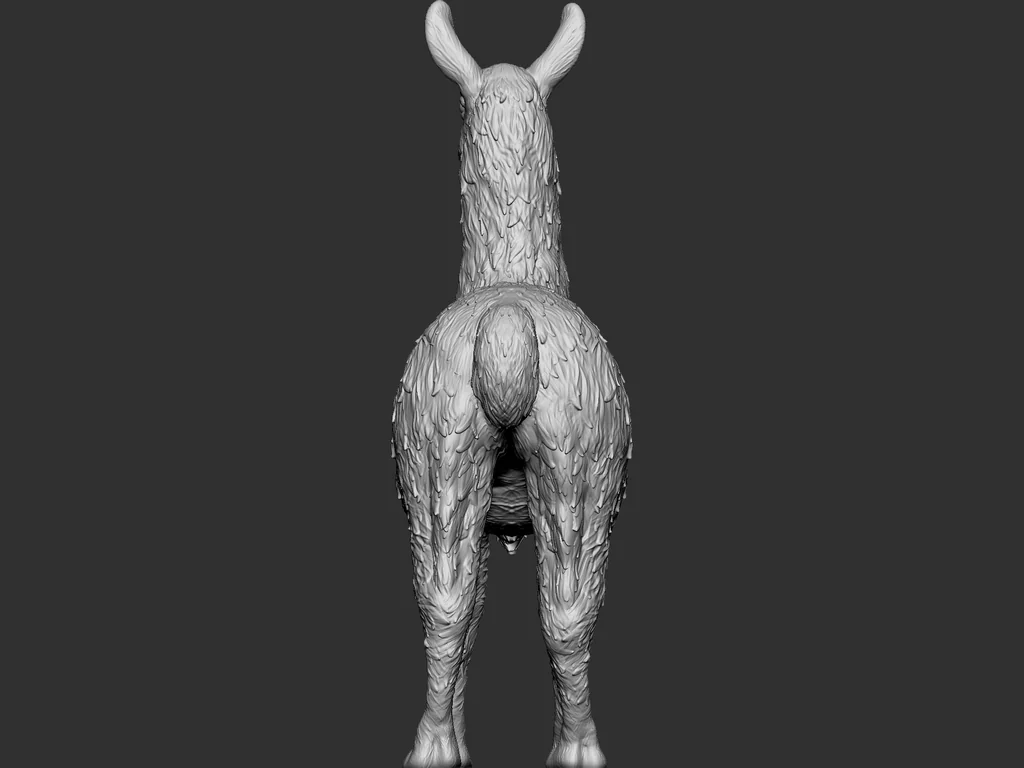 3D модель 3D-модель Ламы - фото 6