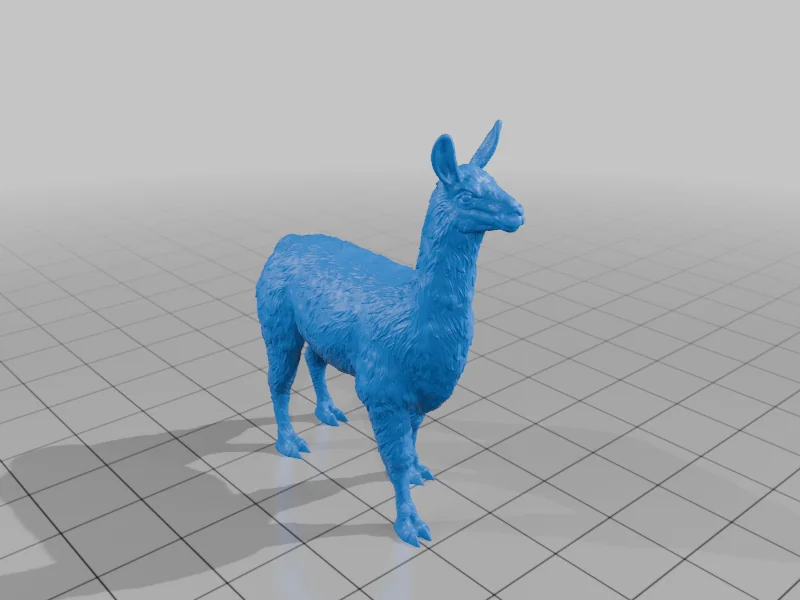 3D модель 3D-модель Ламы - фото 8