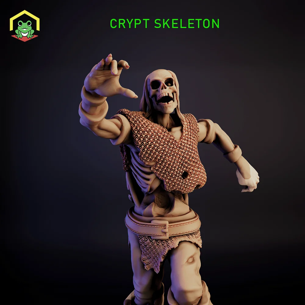 3D модель Скелет из крипты Тресендара 1 - фото 1