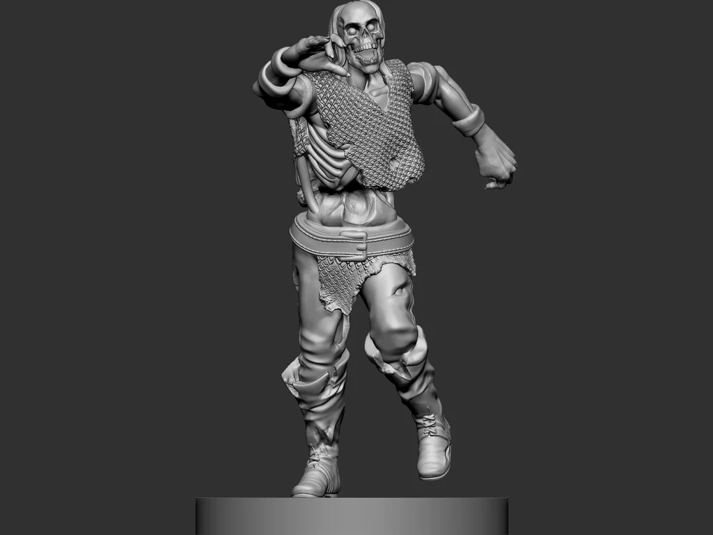 3D модель Скелет из крипты Тресендара 1 - фото 2