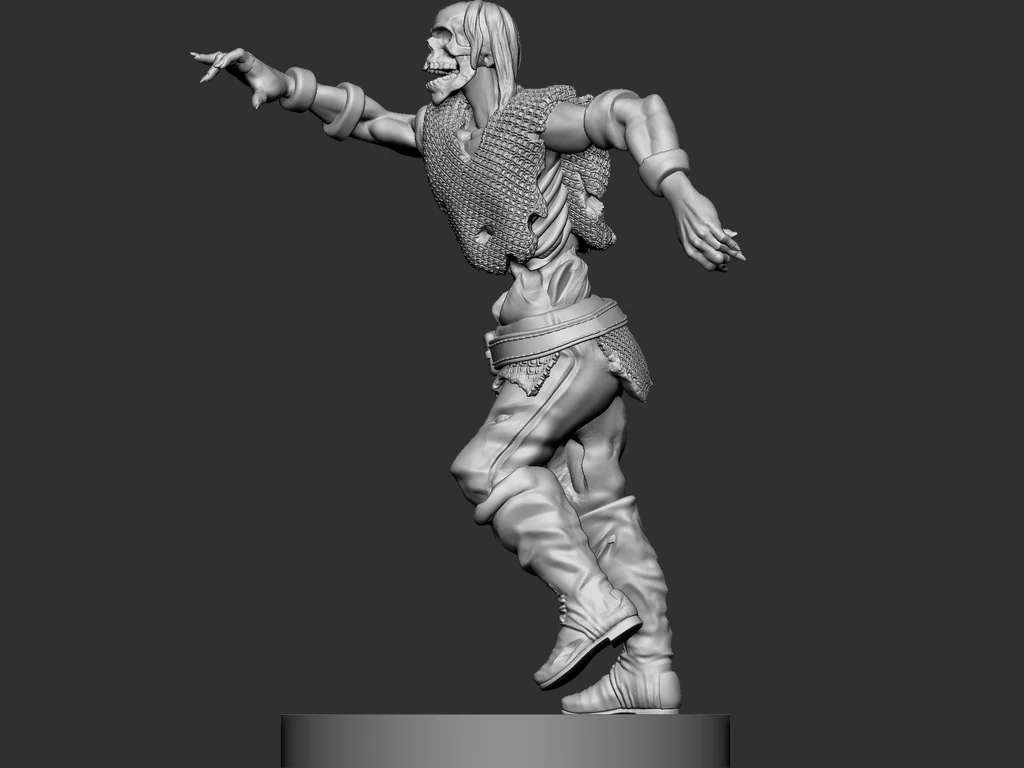 3D модель Скелет из крипты Тресендара 1 - фото 3