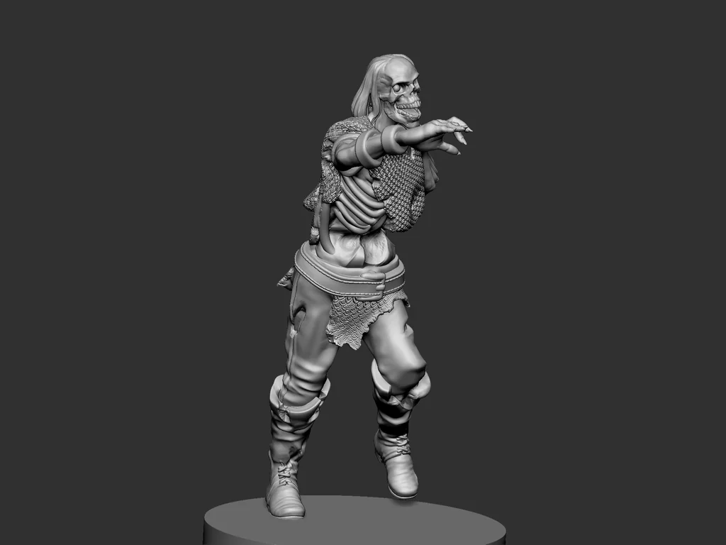 3D модель Скелет из крипты Тресендара 1 - фото 6