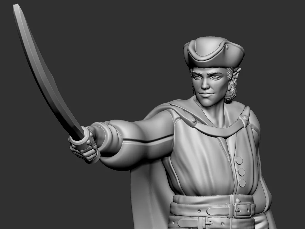 3D модель Модель: Моряк Тритон 2 - фото 2