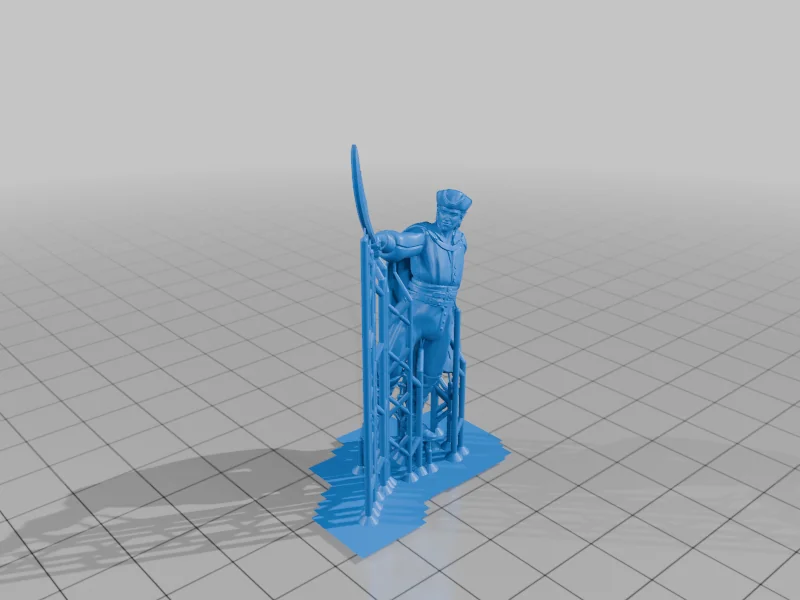 3D модель Модель: Моряк Тритон 2 - фото 8