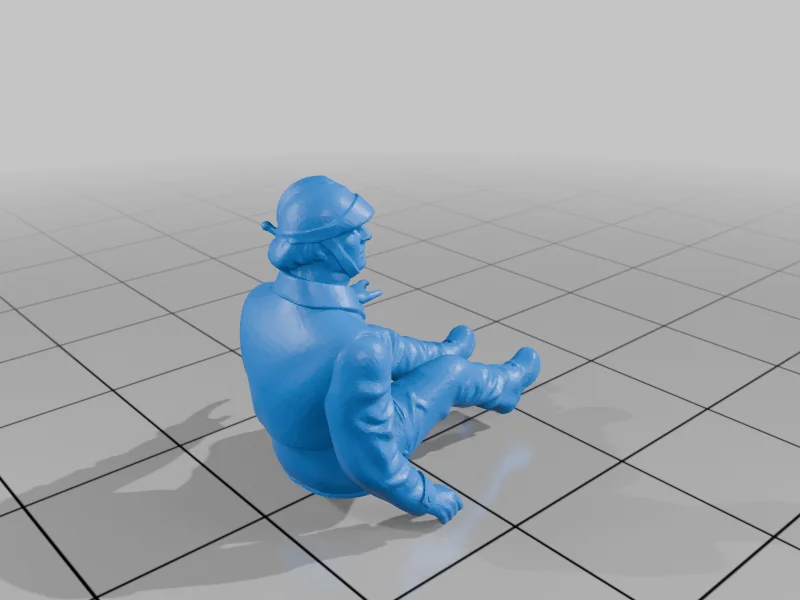 3D модель Французский экипаж Второй мировой войны - фото 6