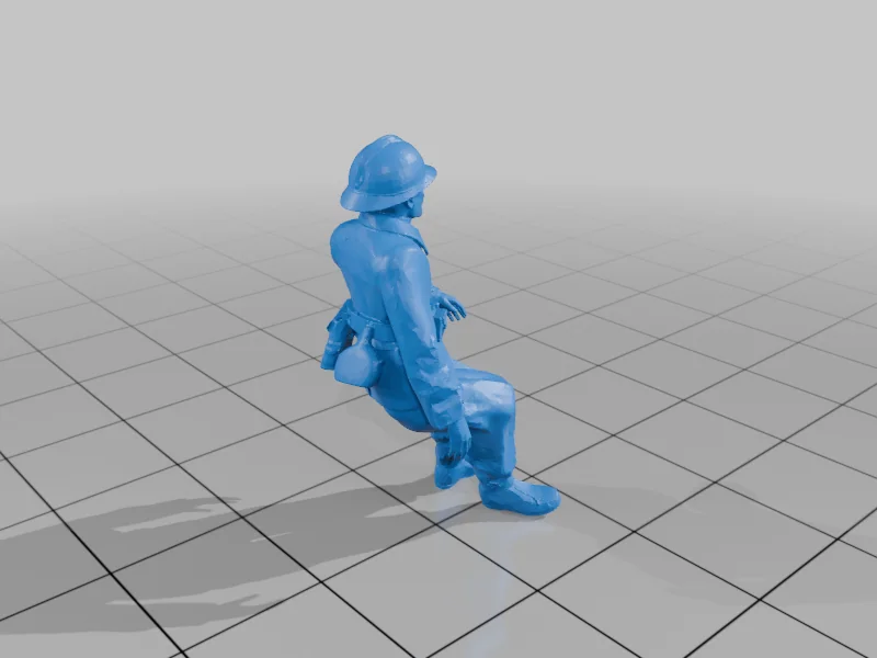 3D модель Французский экипаж Второй мировой войны - фото 10