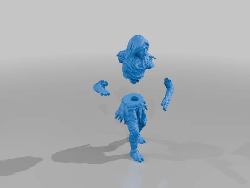 3D модель Фигура существа M113 (Солёный вампир) - Star Trek - фото 6