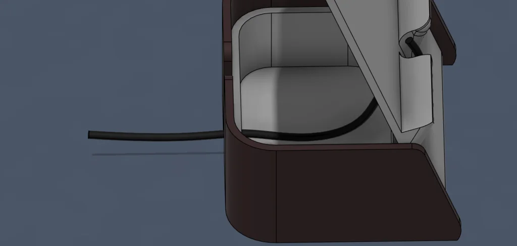 3D модель Современная минималистичная подставка для телефона (2 версии) - фото 3