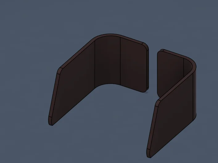 3D модель Современная минималистичная подставка для телефона (2 версии) - фото 6