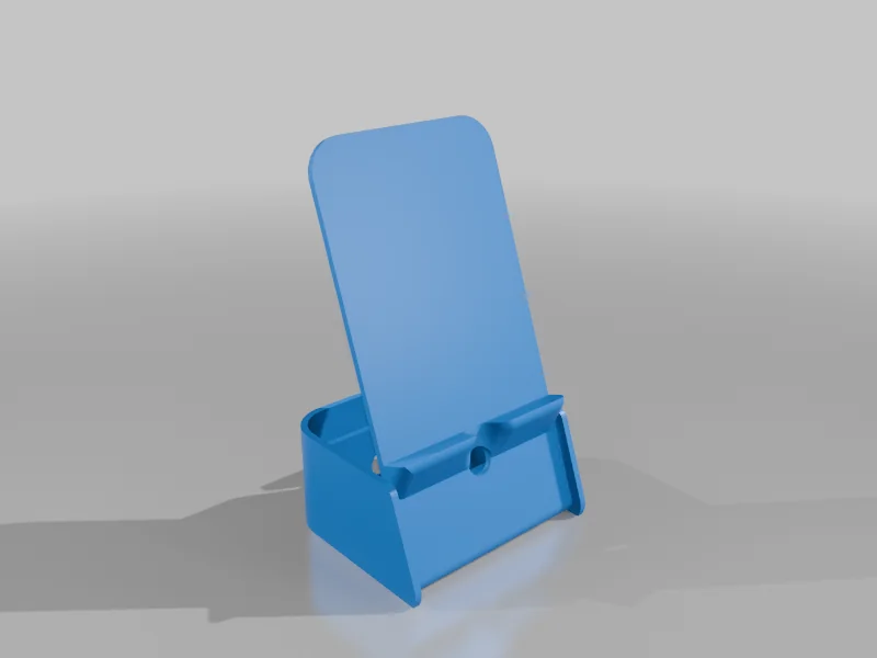 3D модель Современная минималистичная подставка для телефона (2 версии) - фото 7