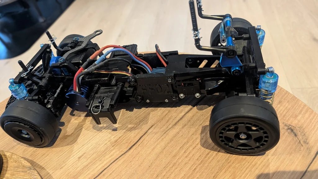 3D модель Модель Tamiya M03/FF02 с удлинением колесной базы 257 мм - фото 3