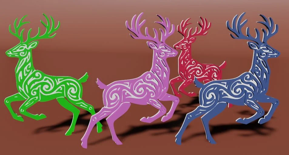 3D модель 3D модель оленя для печати - фото 4