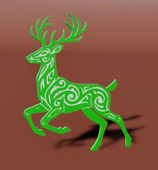 3D модель 3D модель оленя для печати - фото 6