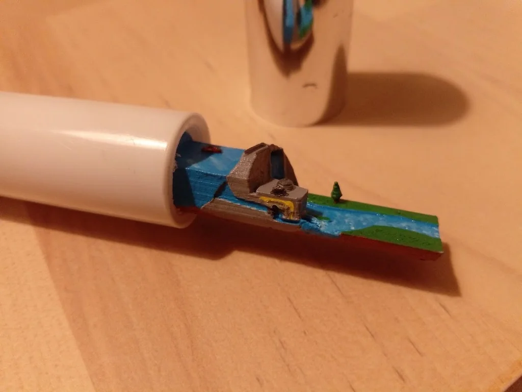 3D модель Скрытая плотина - Labello - фото 2