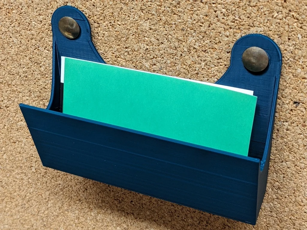 Держатель визиток для пробкового стенда