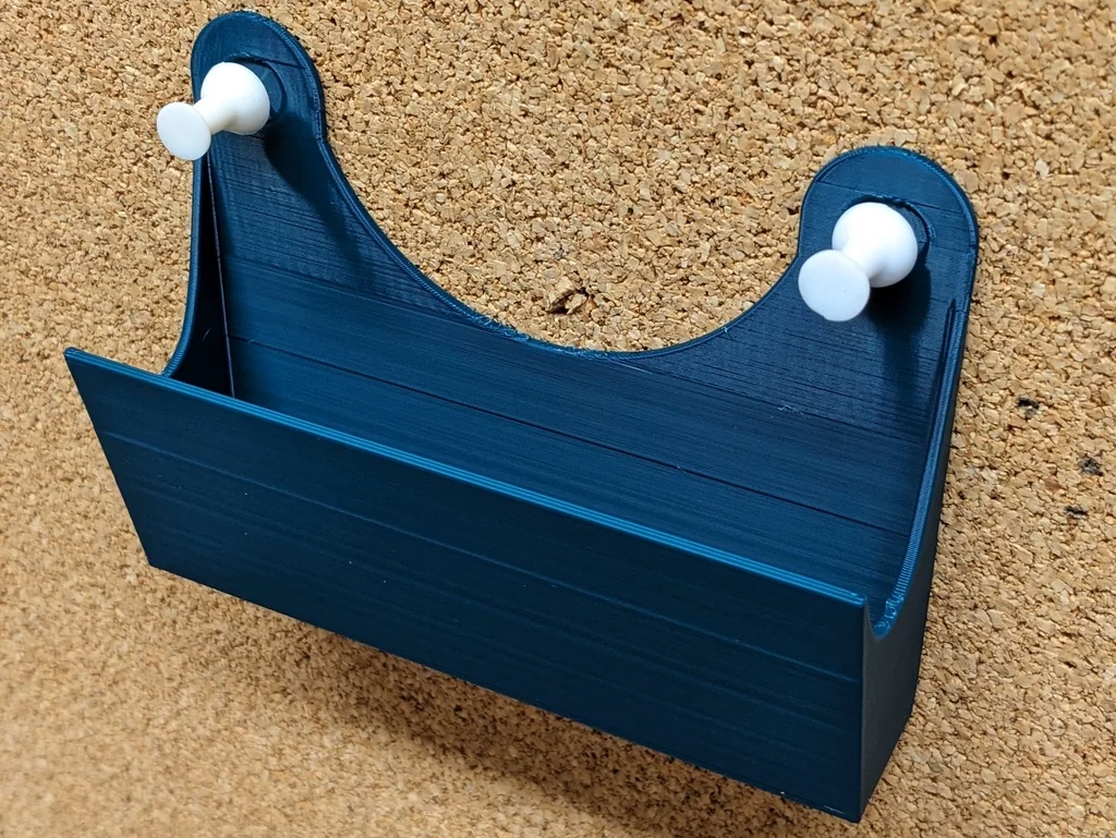 3D модель Держатель визиток для пробкового стенда - фото 2