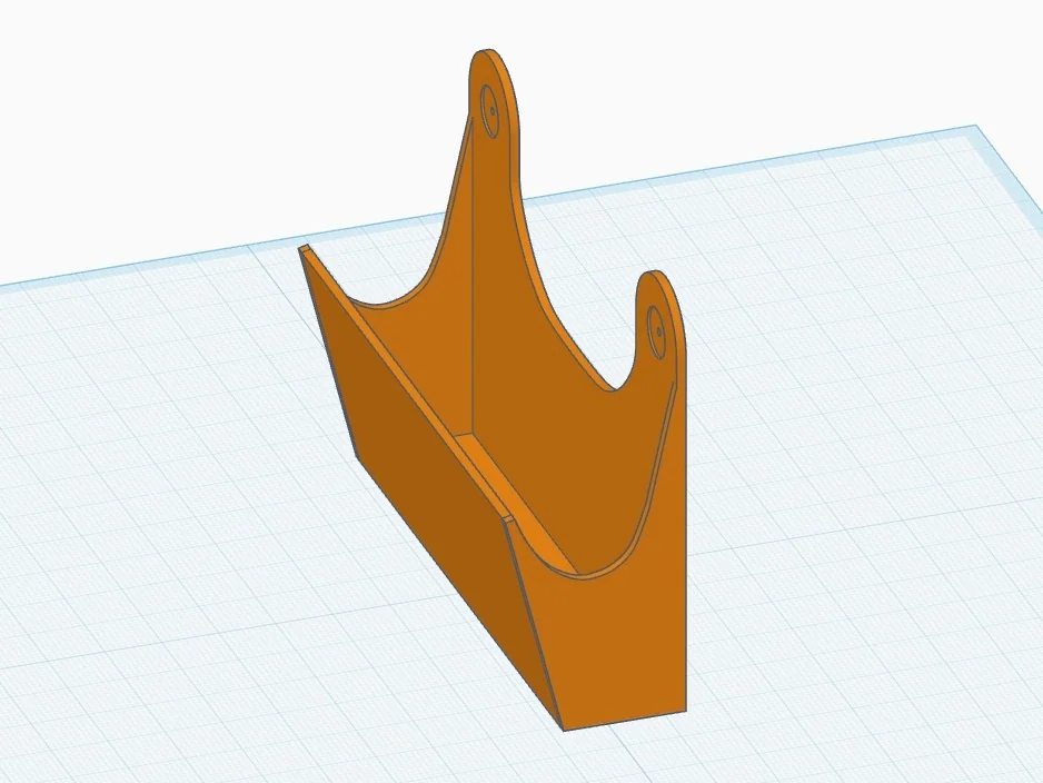 3D модель Держатель визиток для пробкового стенда - фото 4