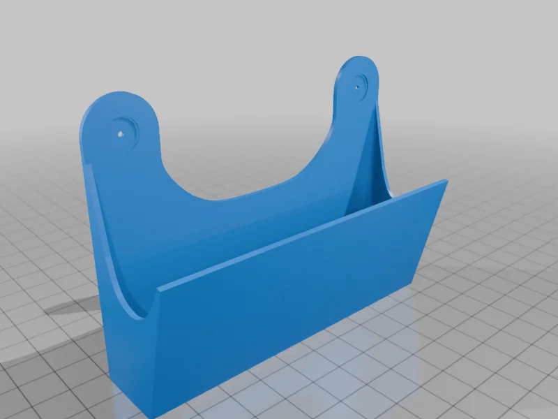 3D модель Держатель визиток для пробкового стенда - фото 6