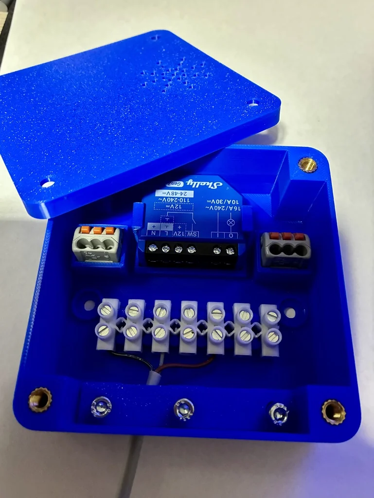 3D модель Корпус Shelly1 Gen 3 с резьбой STL