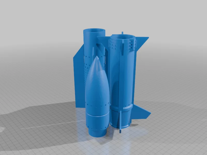 3D модель Модель ракеты AIM-174 - фото 7