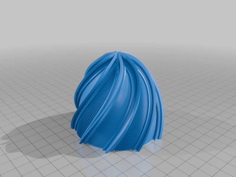 3D модель Закрытое чередующееся спиральное Пасхальное яйцо 2026 - фото 3