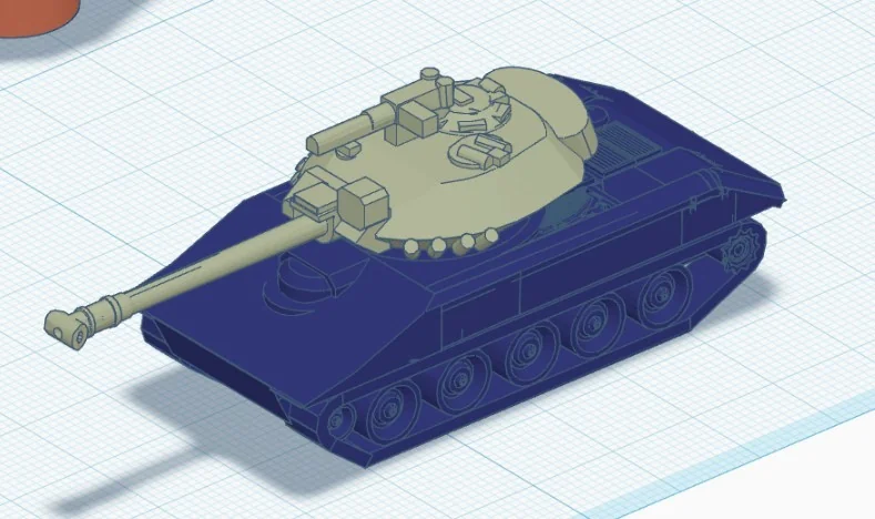 3D модель Модель M551-76 в масштабе 1/100 - фото 1