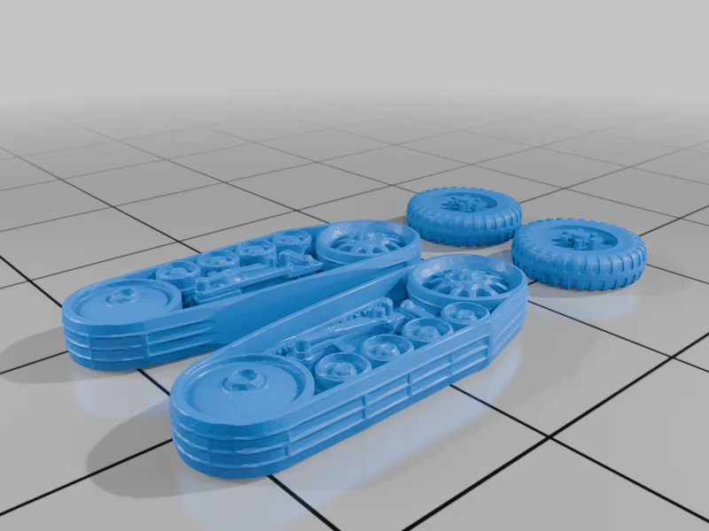 3D модель Модель P.7.T AA - САУ ПВО Citroen - фото 3