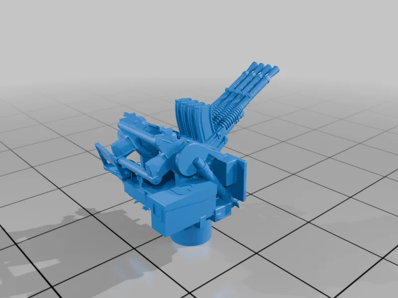 3D модель Модель P.7.T AA - САУ ПВО Citroen - фото 4