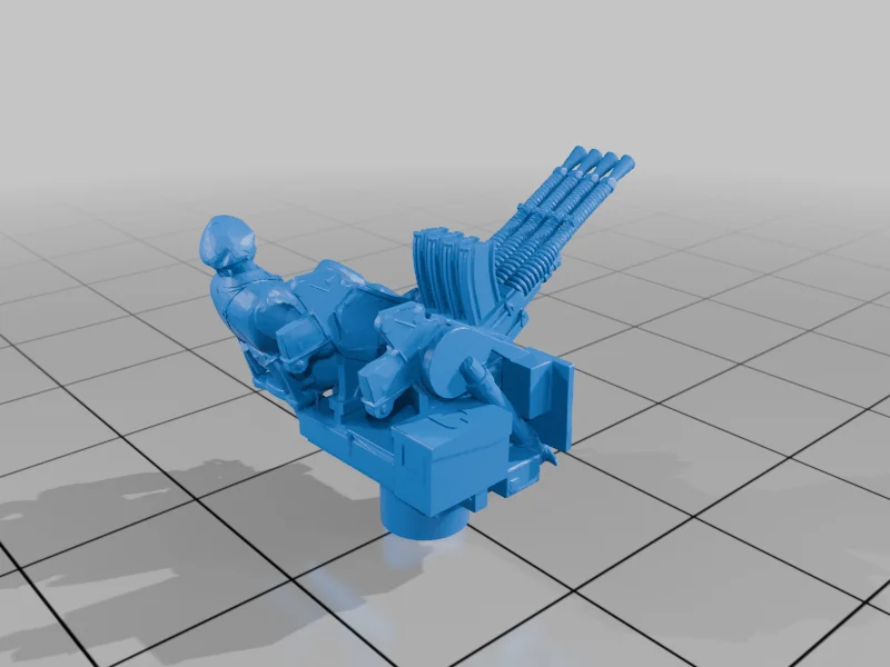 3D модель Модель P.7.T AA - САУ ПВО Citroen - фото 5