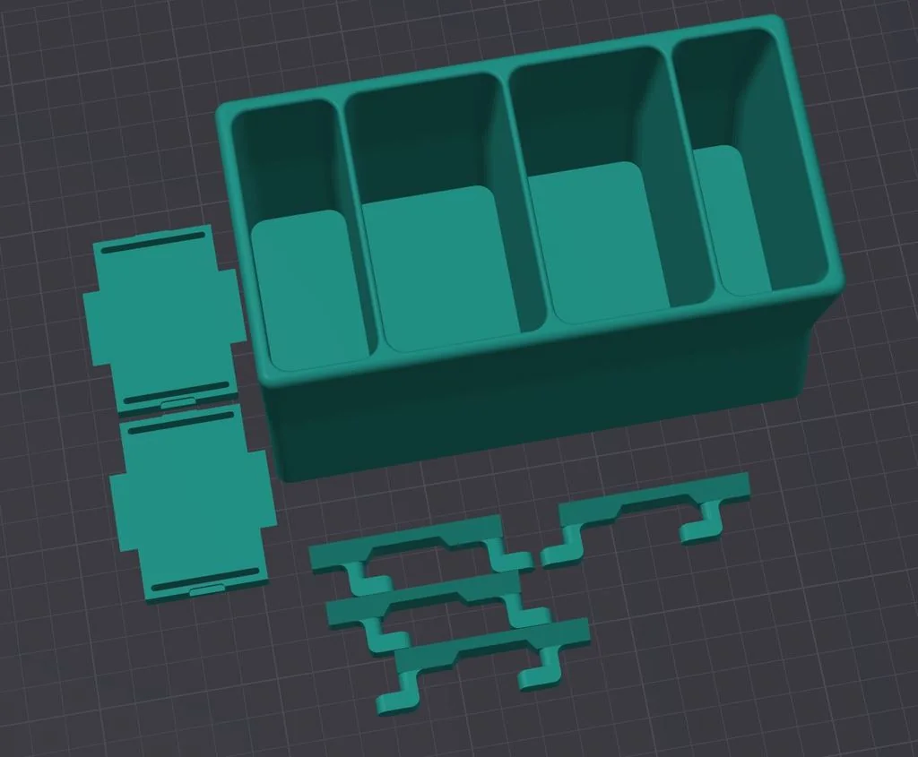 3D модель Большой держатель для ручек Skadis - фото 6