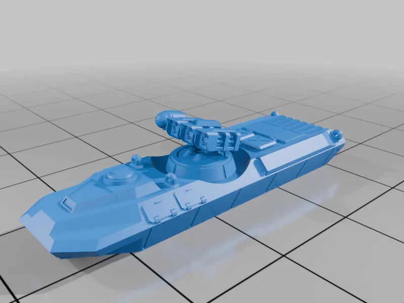 3D модель Модель Быстрого Речного Катера - фото 2