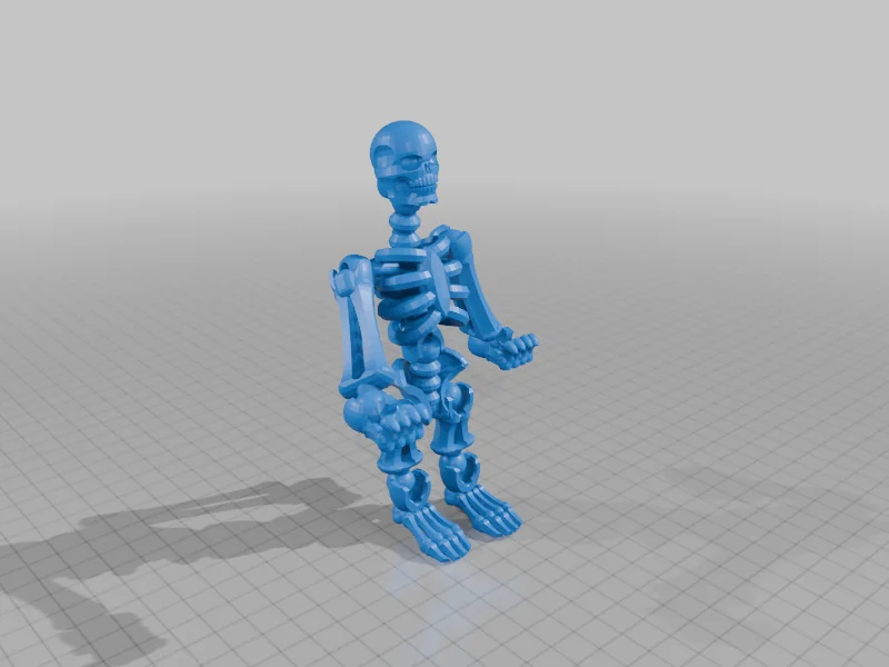 3D модель Скелет для Хэллоуина - фото 1