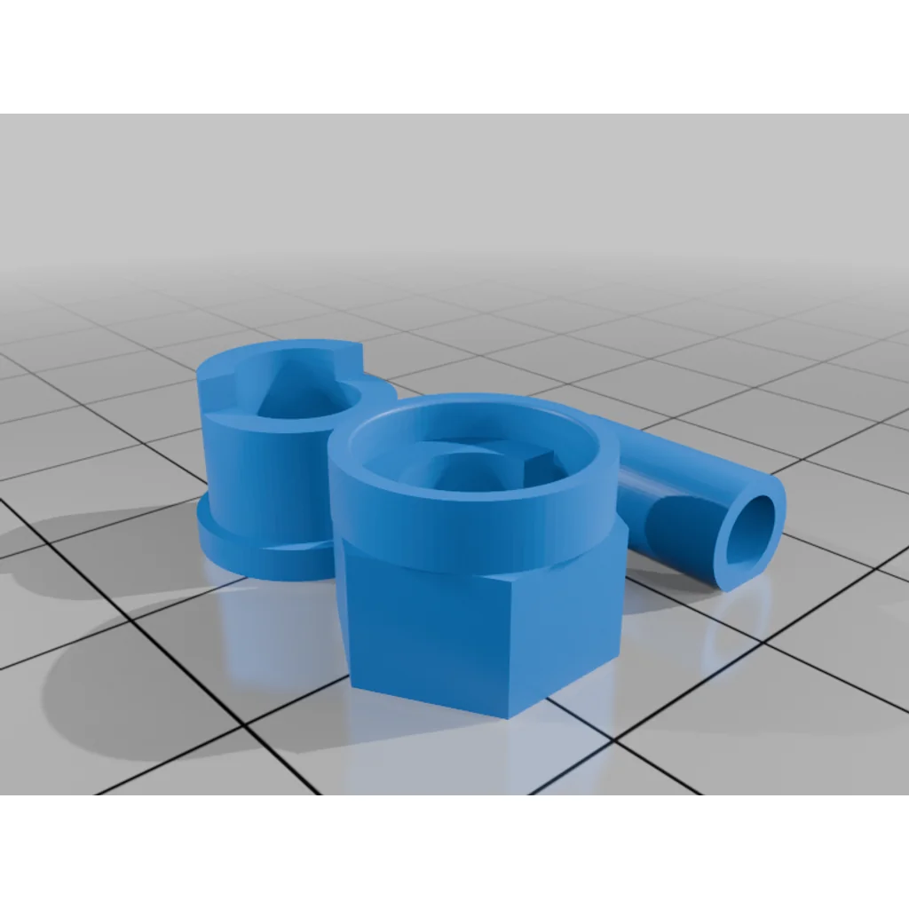 3D модель Ось для прицепа RC 1/14 масштаба - фото 12