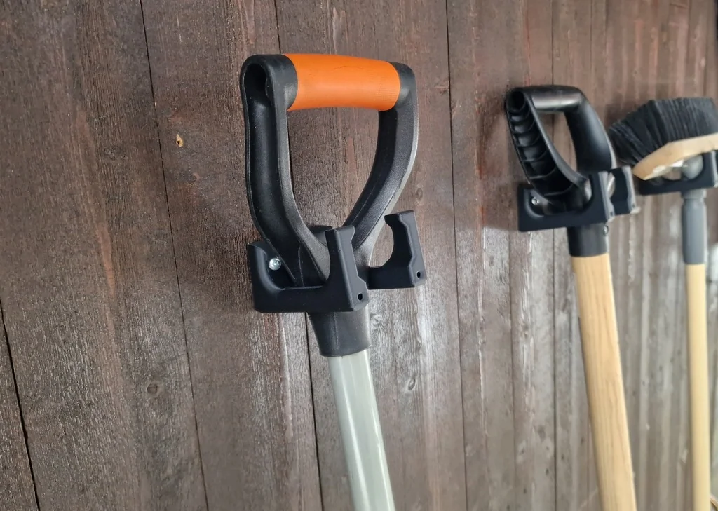 3D модель Укрепленный настенный крючок - V2 - фото 2