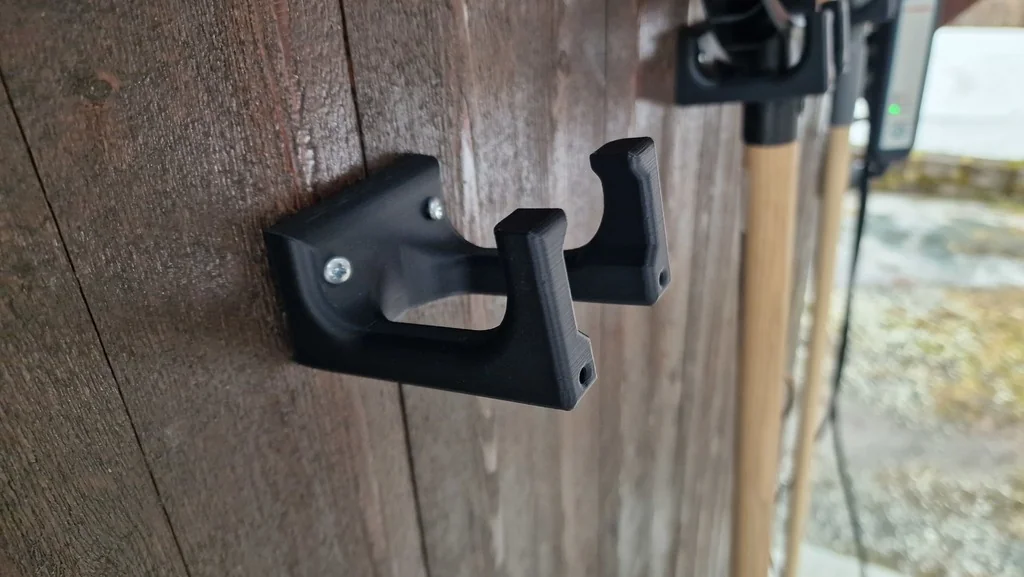 3D модель Укрепленный настенный крючок - V2 - фото 3