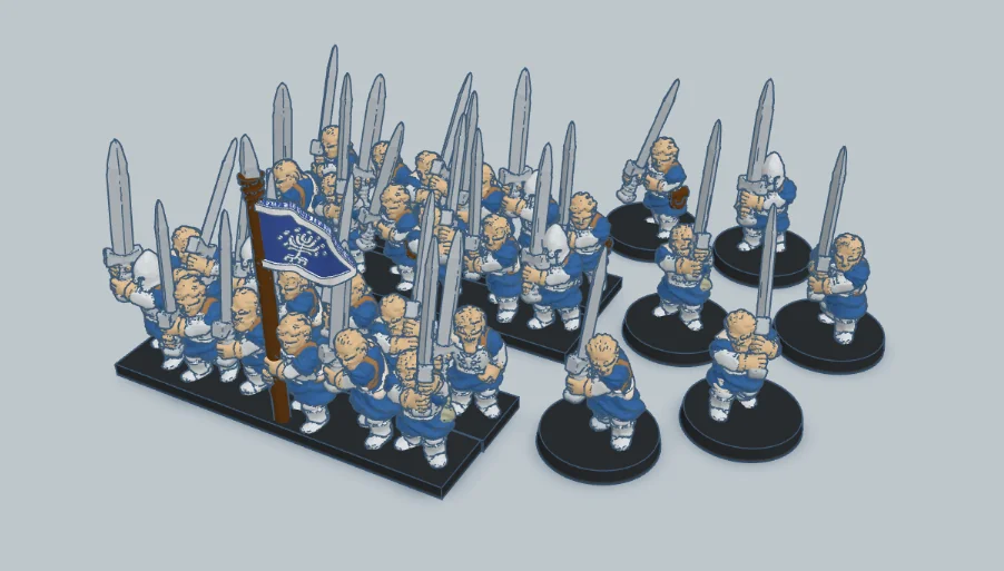 3D модель Кланы Ламедона 10мм - фото 1