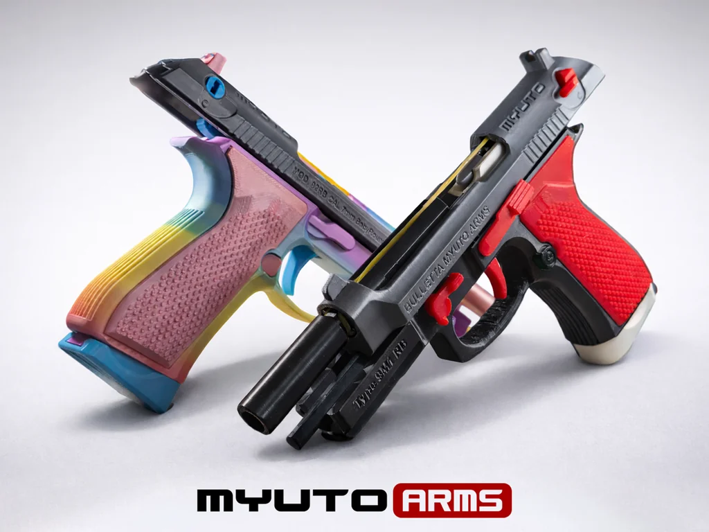 3D модель Bulletta 9M1 - Игрушечный пистолет в стиле Беретты - фото 1