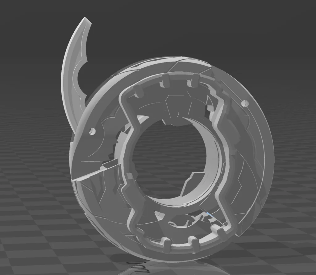 3D модель Beyblade X Dragonoid Assist Blade - фото 1